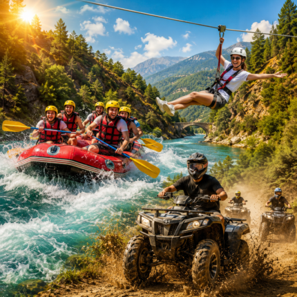 Rafting + Buggy Safari + Zipline + Canyoning