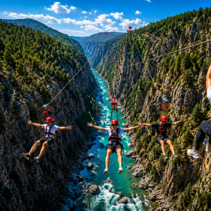 Tazi canyon & Zipline Tour from Alanya & Avsallar
